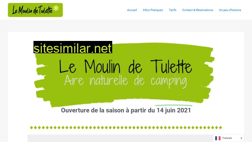 camping-moulindetulette.fr alternative sites