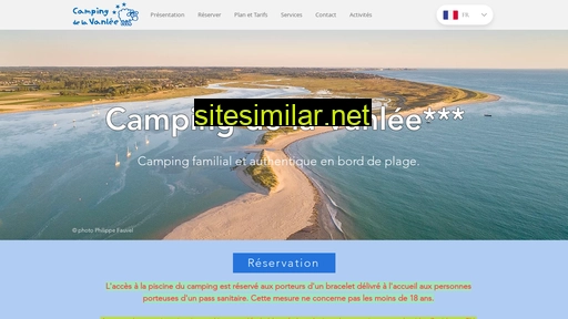 camping-vanlee.fr alternative sites