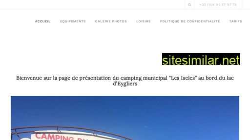 campingdesiscles.fr alternative sites