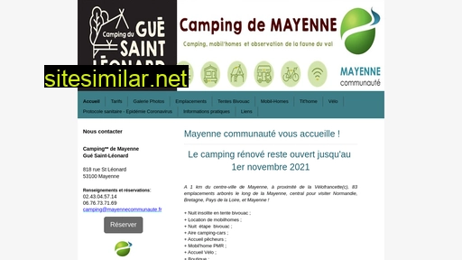 campingduguesaintleonard.fr alternative sites