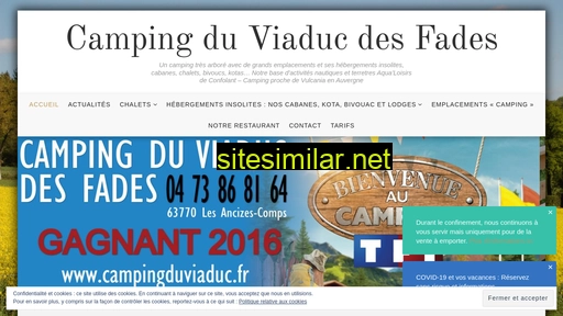 campingduviaduc.fr alternative sites