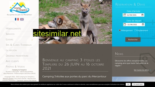 campinglestempliers.fr alternative sites