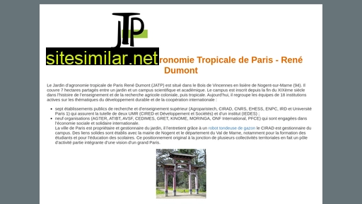 campus-jardin-tropical-paris.fr alternative sites