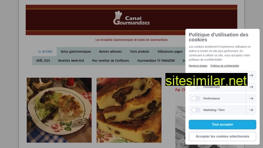 canal-gourmandises.fr alternative sites