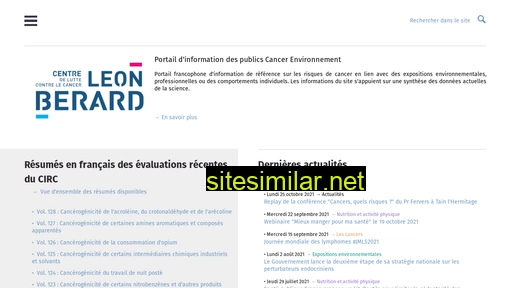 cancer-environnement.fr alternative sites