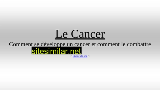 cancertpecharlemagne.free.fr alternative sites