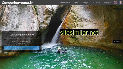canyoning-paca.fr alternative sites