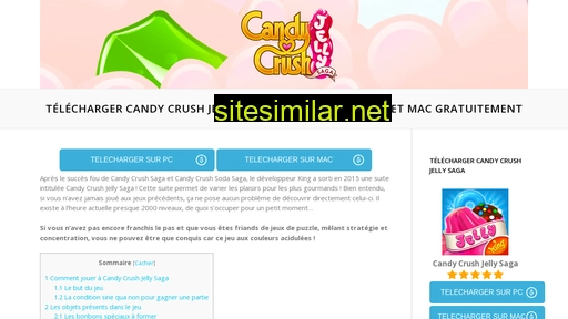 Candycrushjellysaga similar sites
