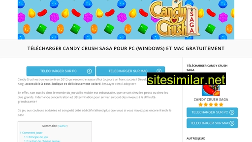 candycrushsagapc.fr alternative sites