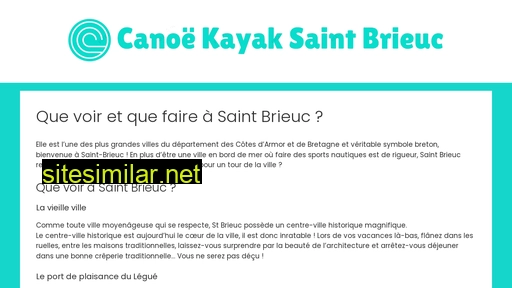 canoekayaksaintbrieuc.fr alternative sites