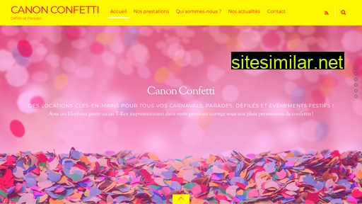 canonconfetti.fr alternative sites