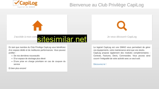 capilog.fr alternative sites