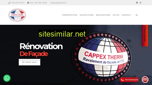 cappextherm.fr alternative sites