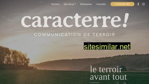 caracterre-communication.fr alternative sites