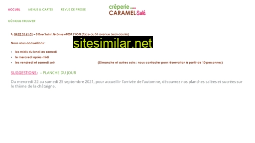 caramelsale.fr alternative sites