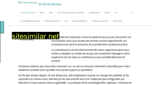 cardioberteau.fr alternative sites