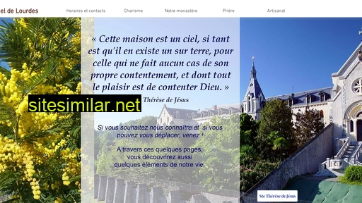 carmel-lourdes.fr alternative sites