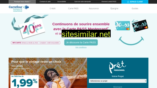 carrefour-banque.fr alternative sites