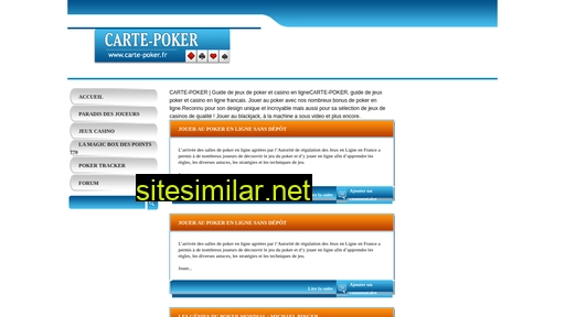 carte-poker.fr alternative sites