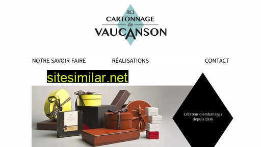 cartonnagedevaucanson.fr alternative sites