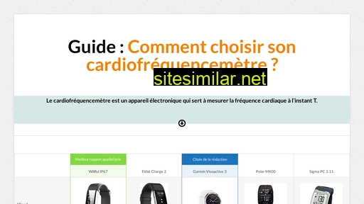 cardiofrequencemetre-sport.fr alternative sites