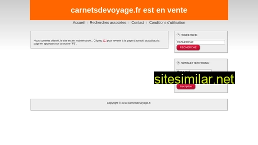 carnetsdevoyage.fr alternative sites