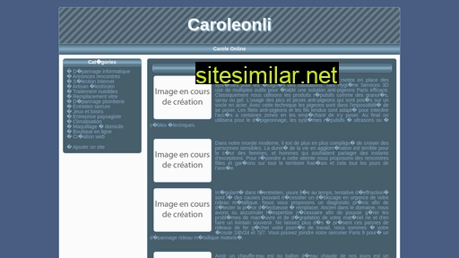 caroleonline.fr alternative sites