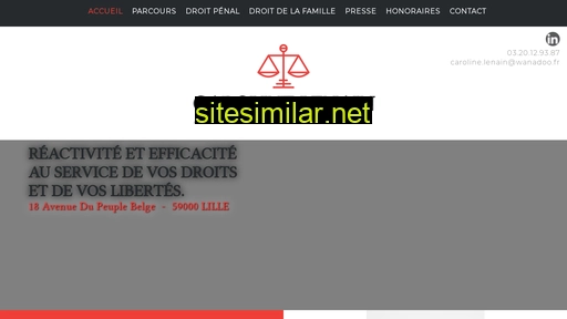 caroline-lenain-avocat.fr alternative sites