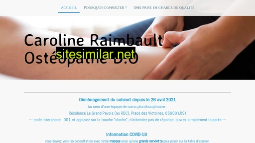caroline-raimbault-osteopathe.fr alternative sites