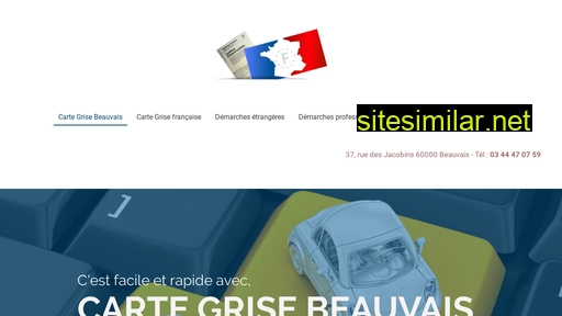 cartegrisebeauvais.fr alternative sites