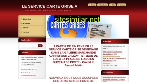 carte-grise-st-jean-de-luz.fr alternative sites