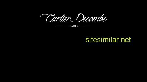 cartier-decombe.fr alternative sites