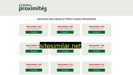 Casino-proximite-newsletterproximites similar sites