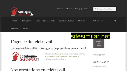 Catalogue-teletravail similar sites
