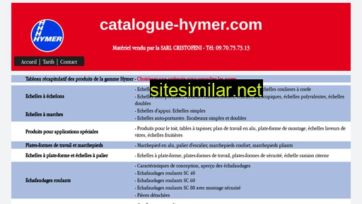 catalogue-hymer.fr alternative sites
