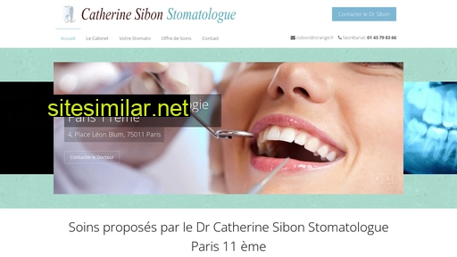 Catherine-sibon-stomatologue similar sites