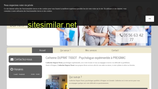 catherineduprat-tissot.fr alternative sites