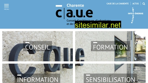 caue16.fr alternative sites