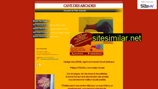 cavedesarcades27.fr alternative sites