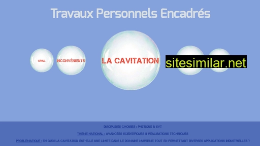 cavitationbubble.free.fr alternative sites