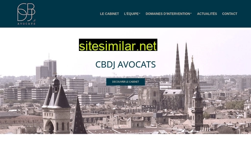 cbdj-avocats.fr alternative sites