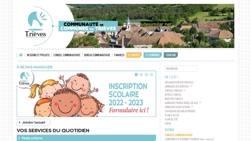 cc-trieves.fr alternative sites