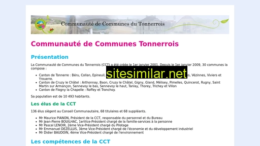 cctonnerrois.fr alternative sites