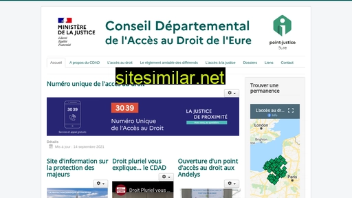 cdad-eure.fr alternative sites