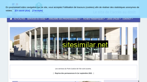 cdad-ain.fr alternative sites