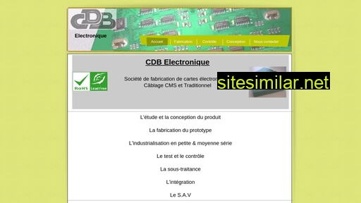 cdb-electronique.fr alternative sites