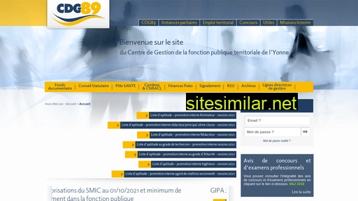 cdg89.fr alternative sites