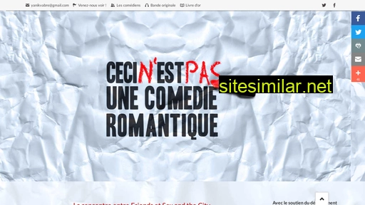 cecinestpasunecomedieromantique.fr alternative sites