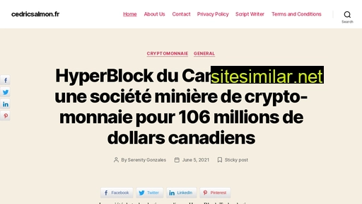 cedricsalmon.fr alternative sites