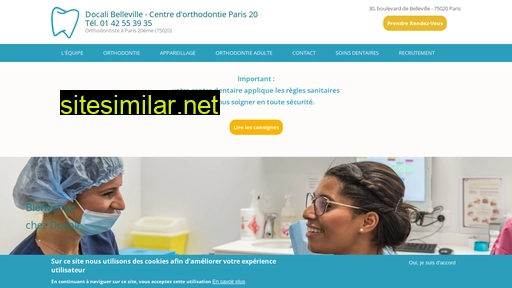Centre-orthodontie-paris-belleville-docali similar sites